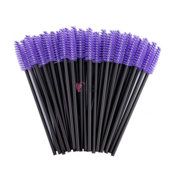 Periute Mascara pentru extensii gene false MPG24, 10 bucati Negru cu Mov